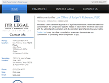 Tablet Screenshot of jyrlegal.com